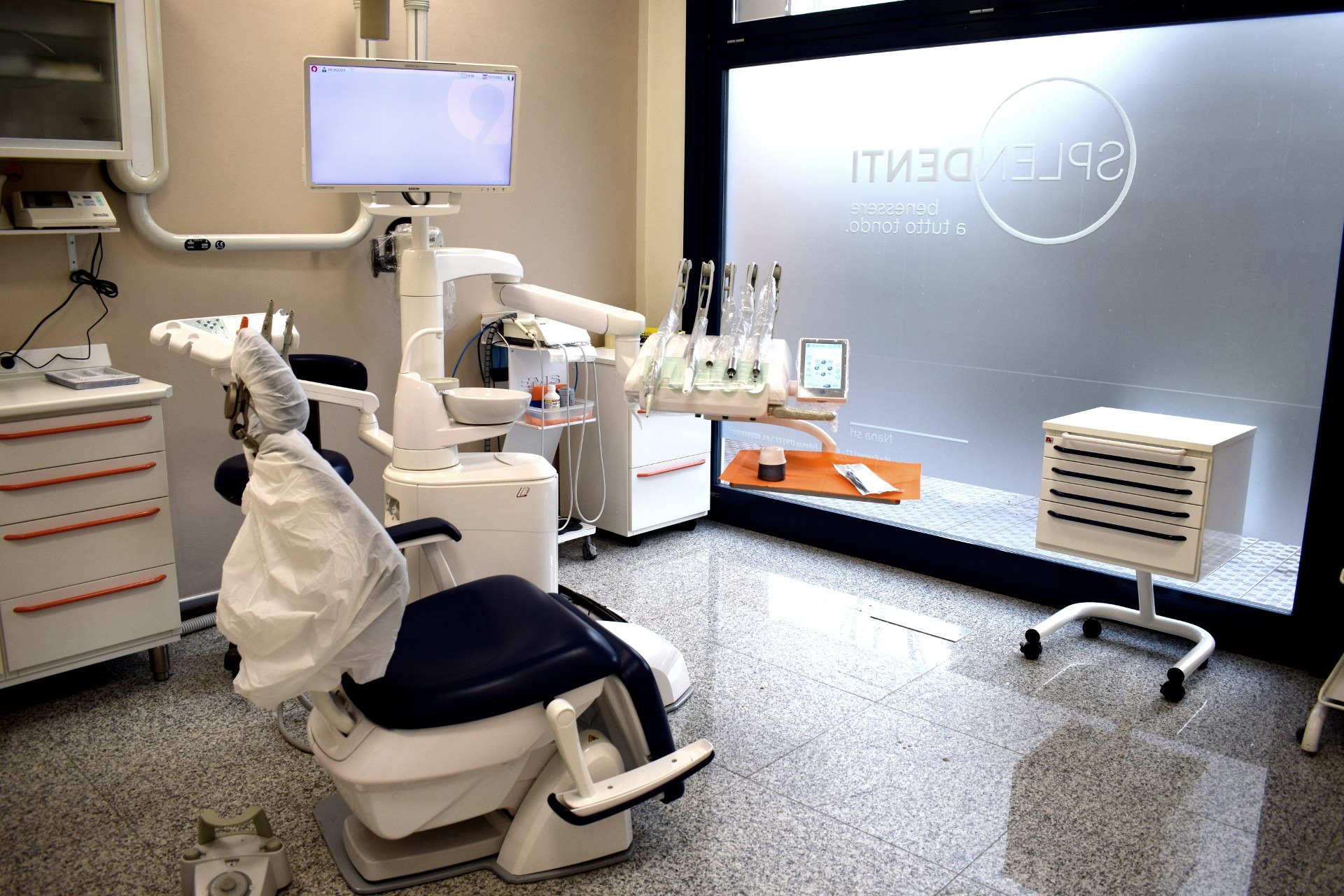 Ambiente odontoiatrico dello studio Splendenti